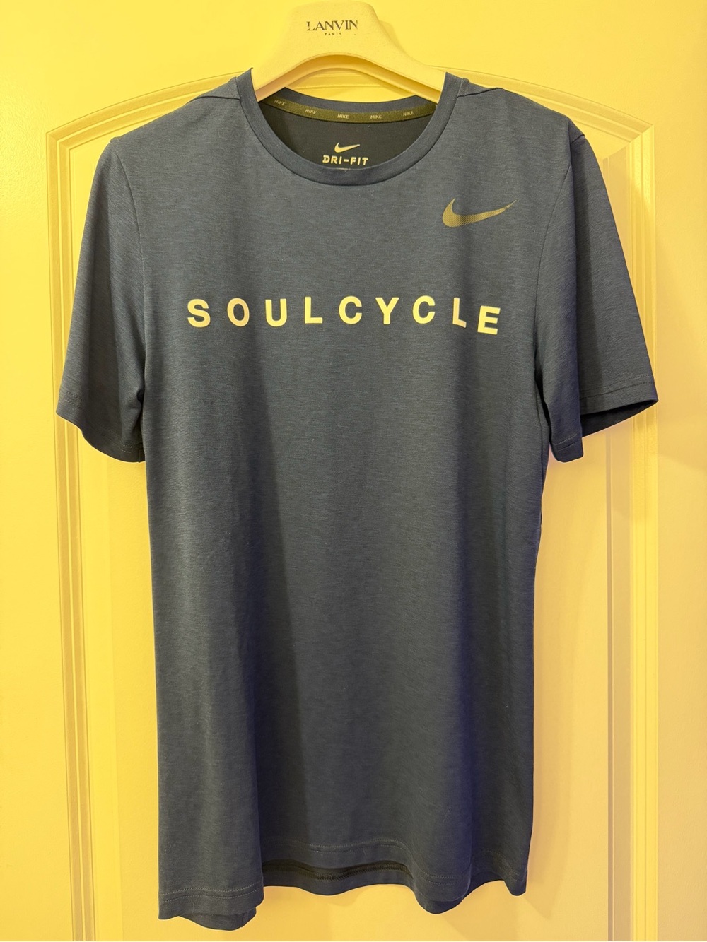 Nike X SoulCycle Men's Blue 'SoulCycle' Short Sleeve Dri-FIT Tee